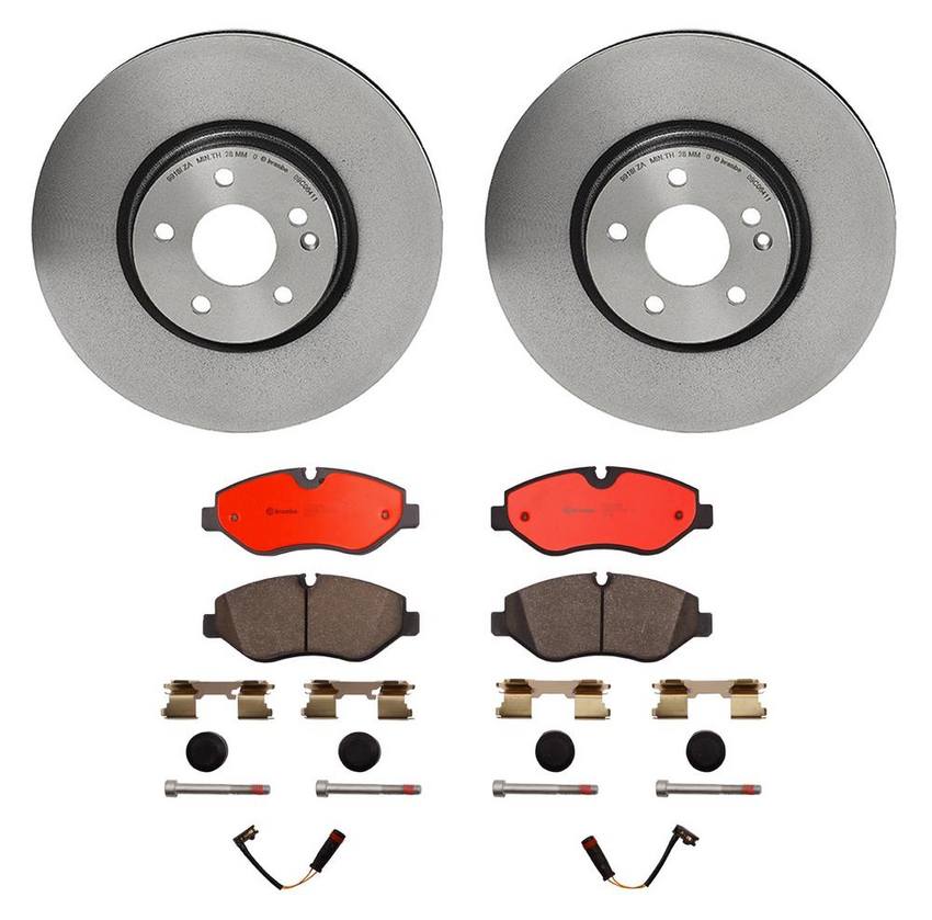 Brembo Brake Pads and Rotors Kit - Front (330mm) (Ceramic)